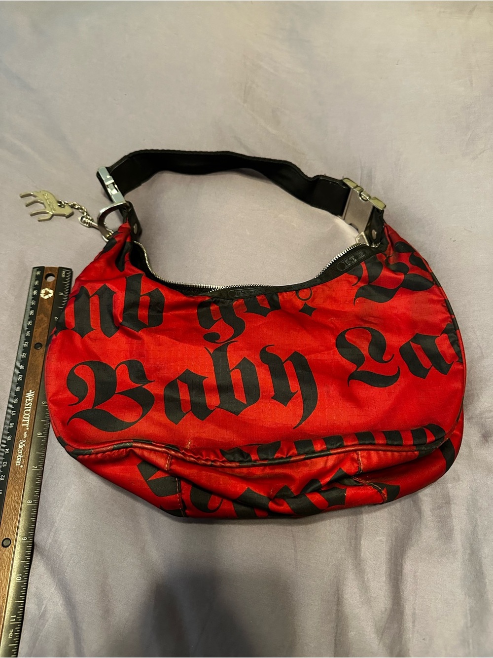L.A.M.B Gwen Stefani Red Shoulder Bag Vintage